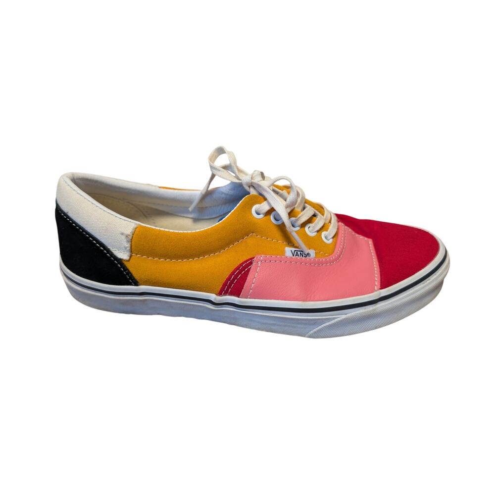 Vans Era Color Block Mismatched Skate Shoes Men 9.5 Women 11 Multicolor Sneaker